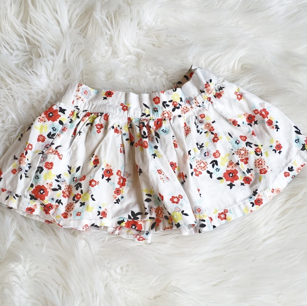 Oshkosh 12 month floral skirt